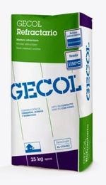 Mortero refractario de Gecol. Saco 25 kg